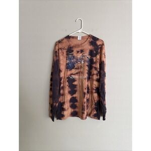 Vintagw North Cascades National Park Hand Made Tie Dye Men's Size Large L/S